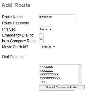 Trixbox v2.6.1.1 Configuration